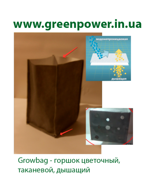 купить Горшок тканевой цветочный Growbag  у производителя в  России